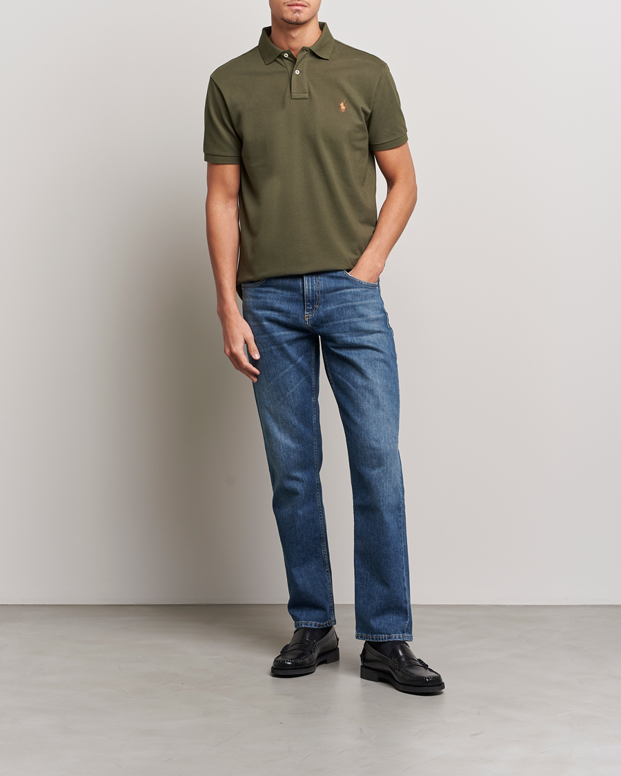 Heren | Polo's | Polo Ralph Lauren | Custom Slim Fit Polo Canopy Olive