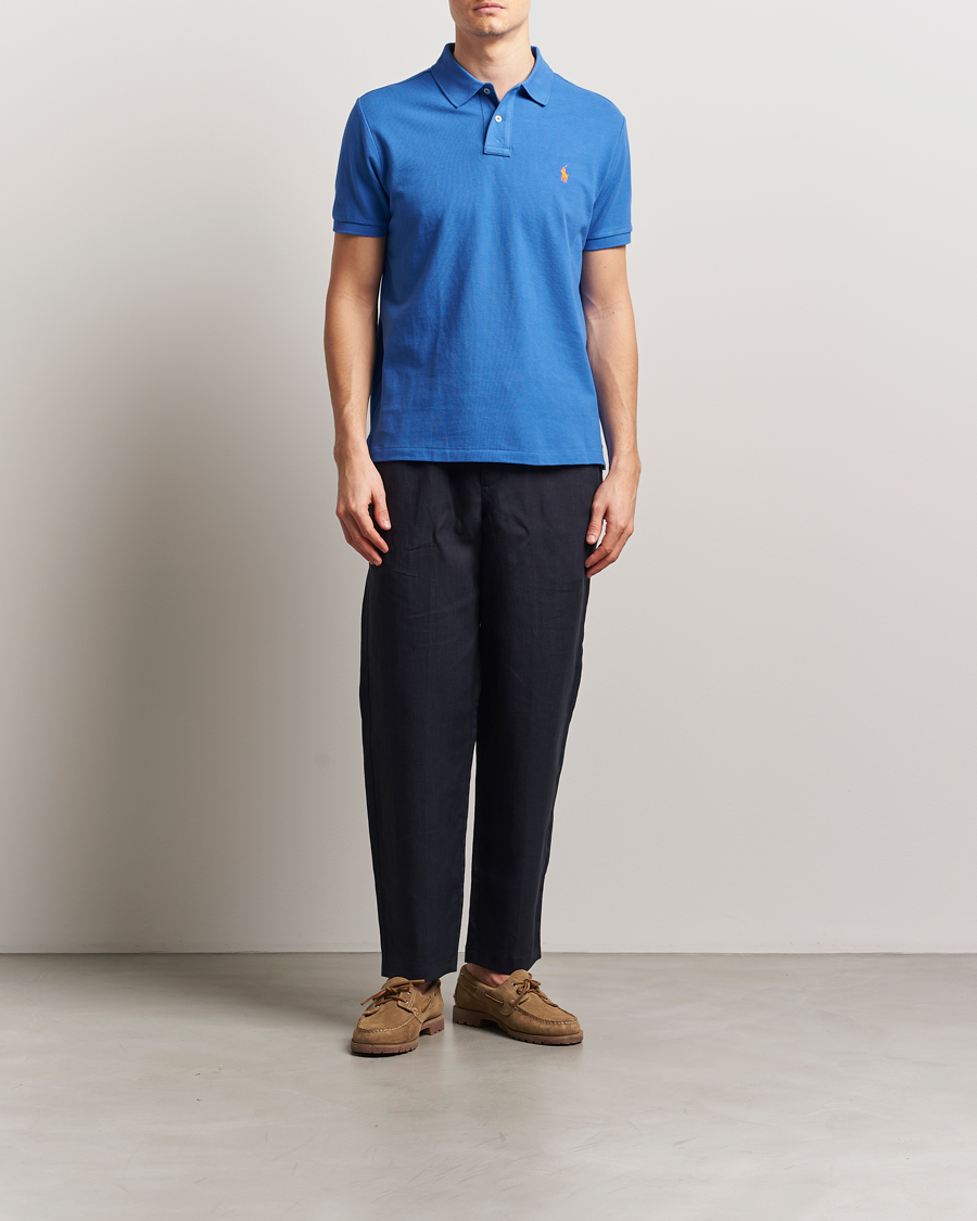 Heren | Polo's | Polo Ralph Lauren | Custom Slim Fit Polo New Iris Blue