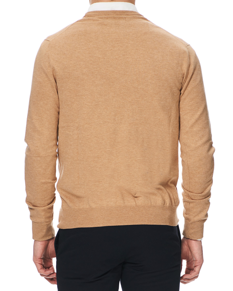 Heren | Truien | Polo Ralph Lauren | Pima Cotton Crew Neck Pullover Camel Melange