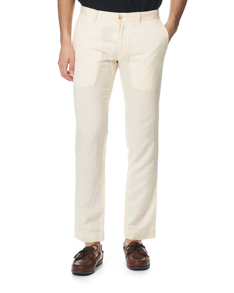Heren | Broeken | Polo Ralph Lauren | Newport Linen Trousers Andover Cream