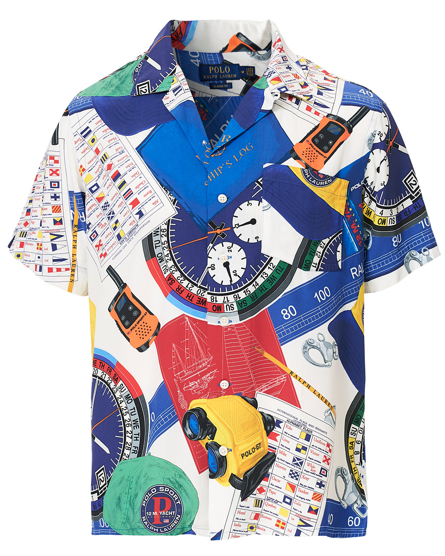 Heren | Overhemden | Polo Ralph Lauren | Printed Short Sleeve Camp Collar Shirt Rayson