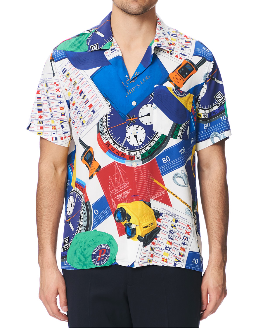 Heren | Overhemden | Polo Ralph Lauren | Printed Short Sleeve Camp Collar Shirt Rayson