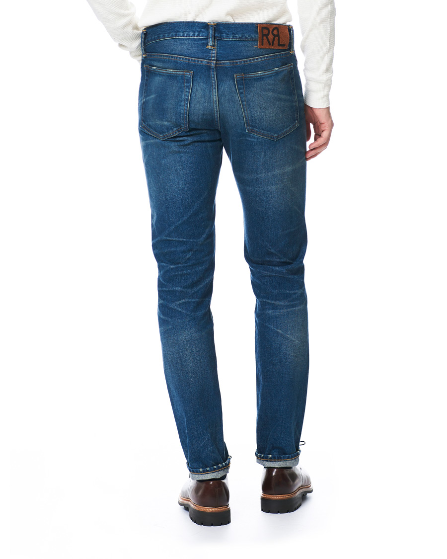 Heren | Jeans | RRL | Slim Narrow Selvedge Jeans Grandfalls Wash