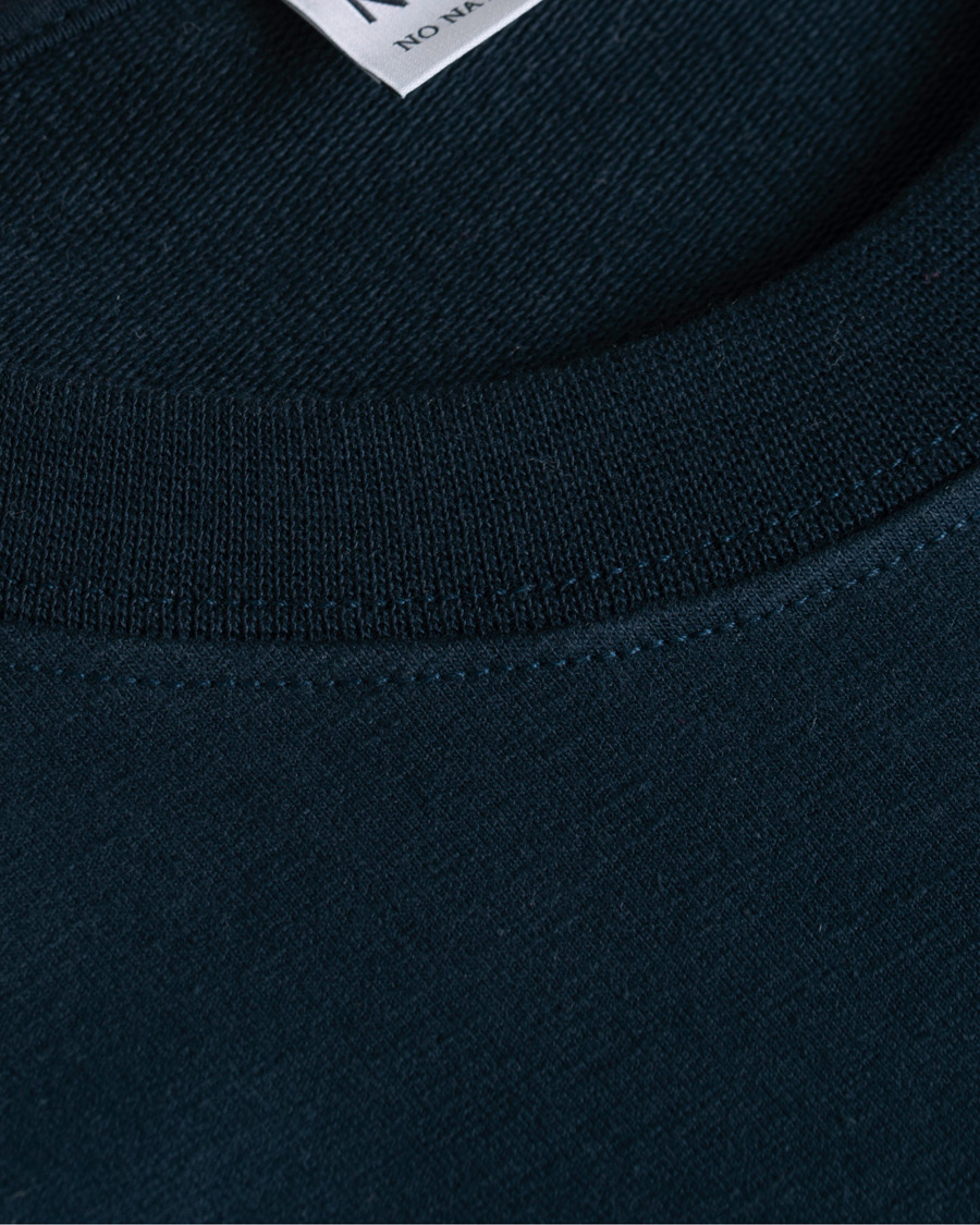 Heren | Truien | NN07 | Robin Logo Crew Neck Sweatshirt Navy