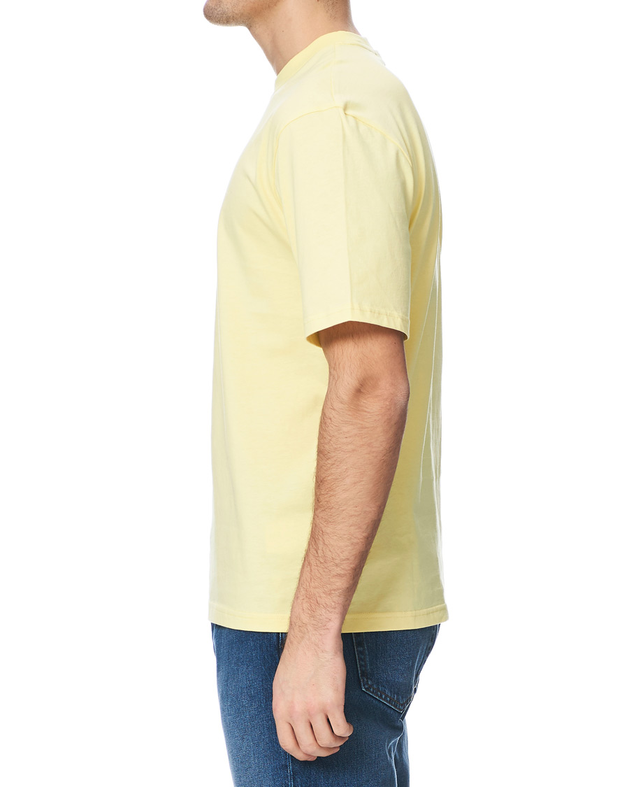 Heren | T-shirts | J.Lindeberg | Dale Distinct Future Archive Crew Neck Tee Yellow