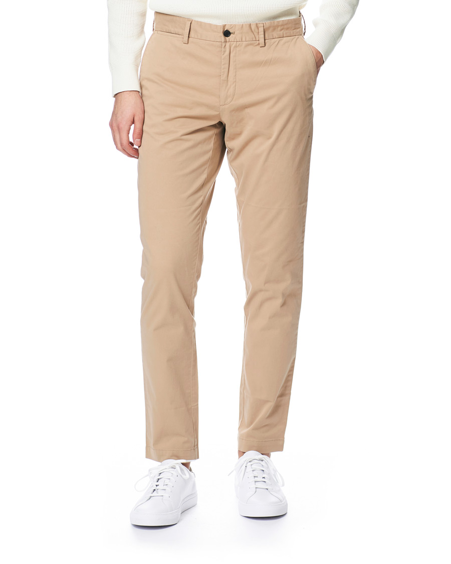 Heren | Broeken | J.Lindeberg | Chaze Super Satin Stretch Chinos Beige