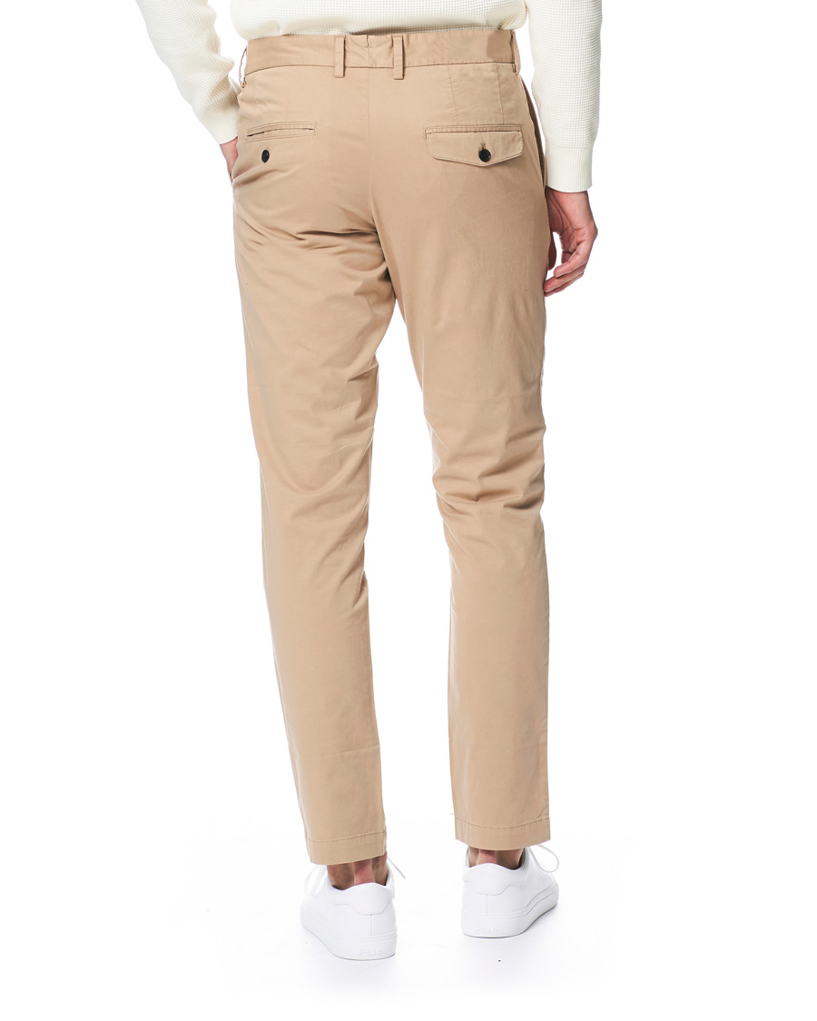 Heren | Broeken | J.Lindeberg | Chaze Super Satin Stretch Chinos Beige