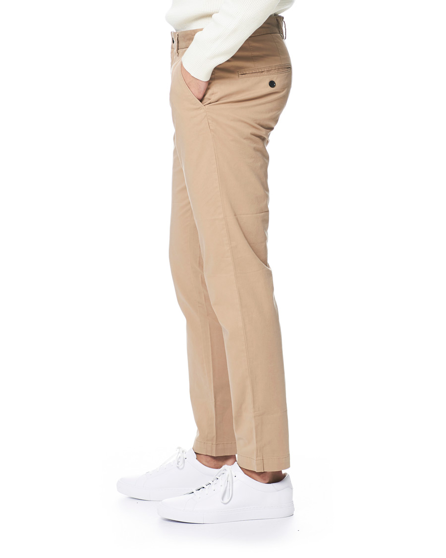 Heren | Broeken | J.Lindeberg | Chaze Super Satin Stretch Chinos Beige