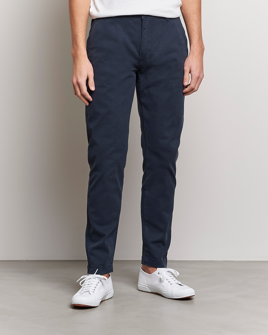 Heren | Afdelingen | Levi's | Garment Dyed Stretch Chino Baltic Navy