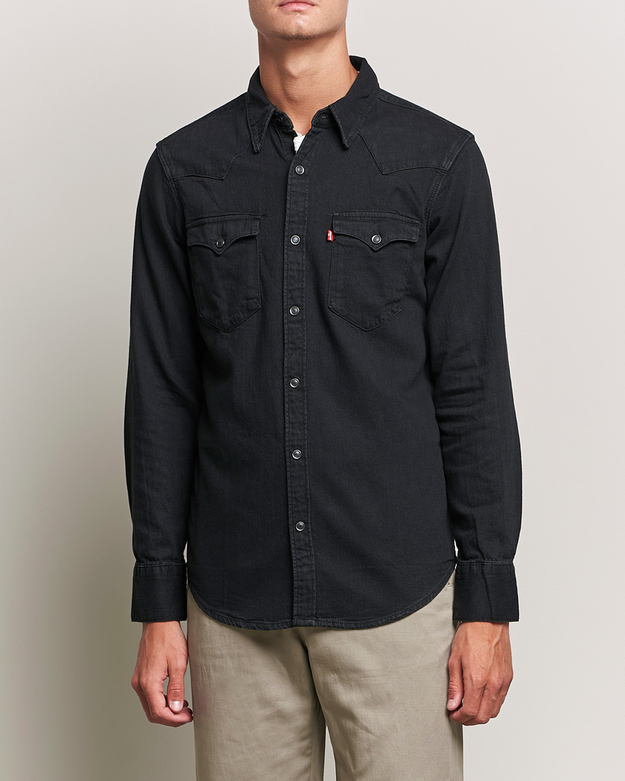 Men |  | Levi\'s | Barstow Western Standard Shirt Marble Black