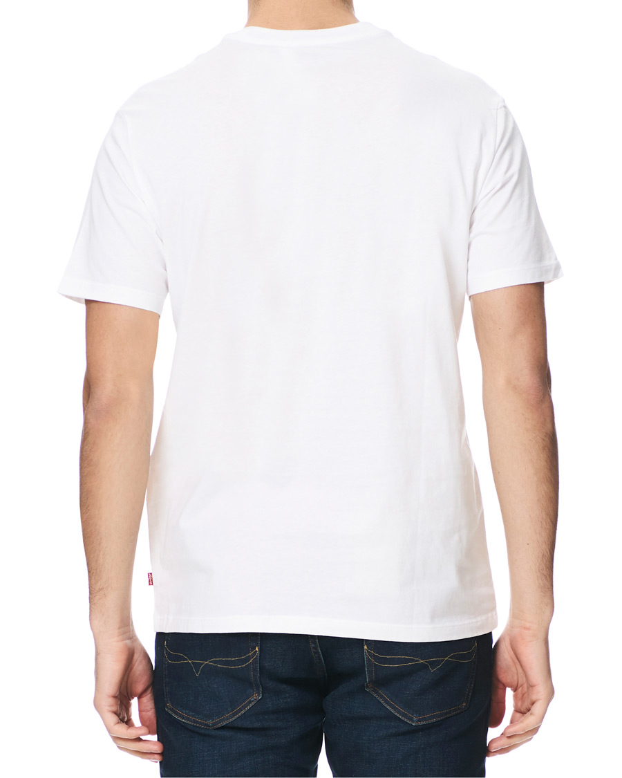Heren | T-shirts | Levi's | Flamingo Batwing Crew Neck Tee White