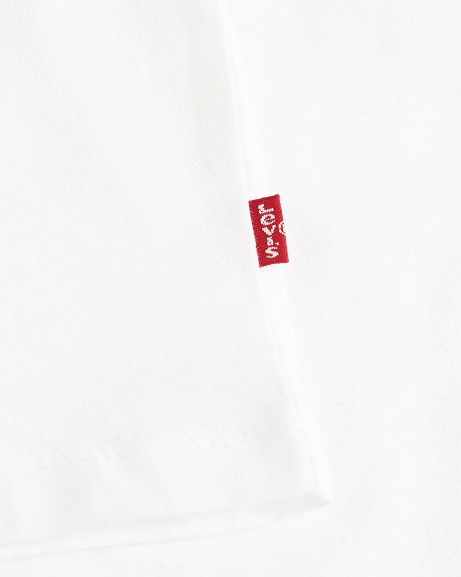 Heren | T-shirts | Levi's | Flamingo Batwing Crew Neck Tee White