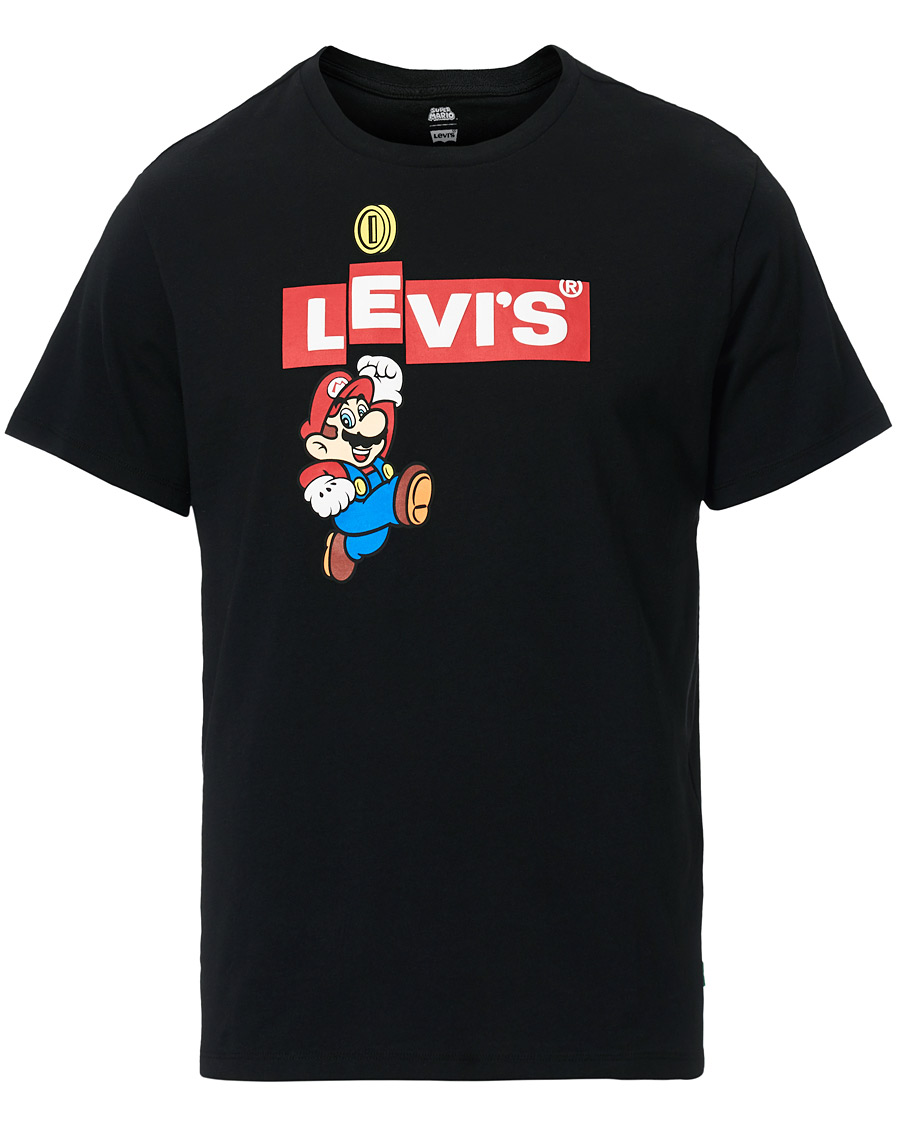 Heren | T-shirts | Levi's | Super Mario Boxtab Bing Tee Mineral Black
