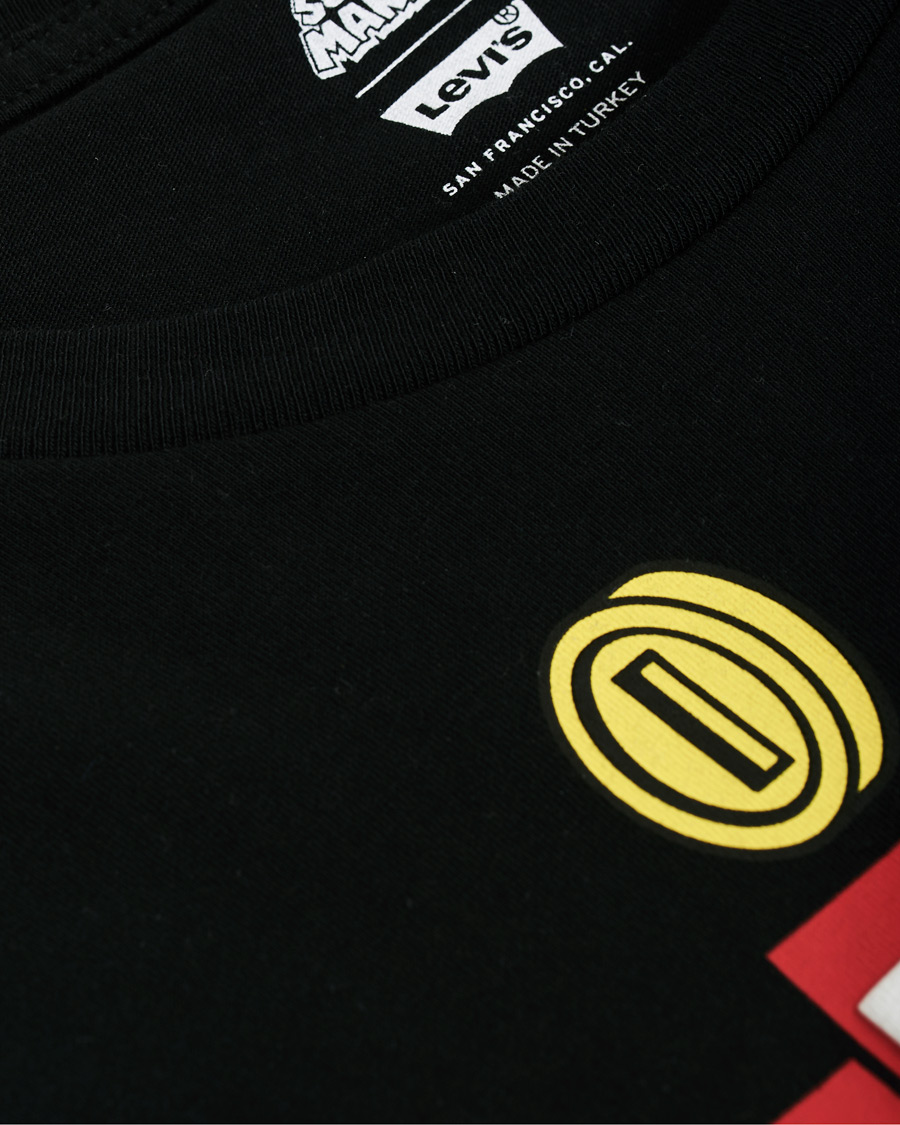 Heren | T-shirts | Levi's | Super Mario Boxtab Bing Tee Mineral Black