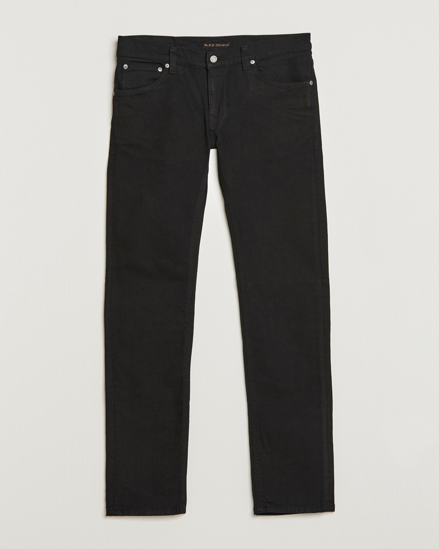 Heren | Jeans | Nudie Jeans | Tight Terry Organic Jeans Ever Black