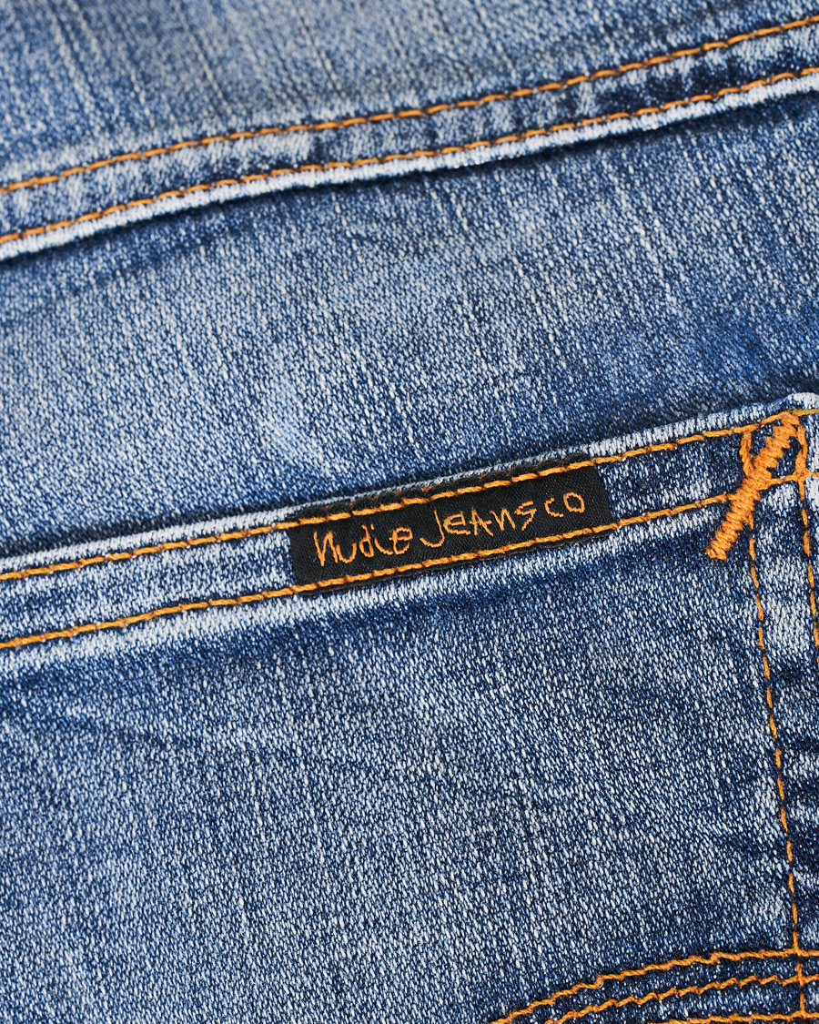 Heren | Jeans | Nudie Jeans | Thin Finn Organic Jeans Broken Sage
