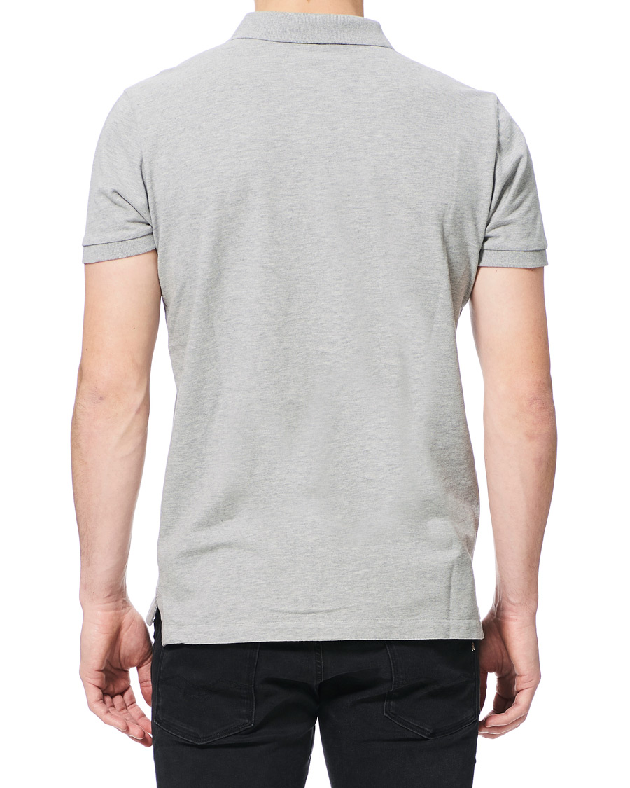 Heren | Polo's | Peak Performance | Original Logo Polo Medium Grey Heather