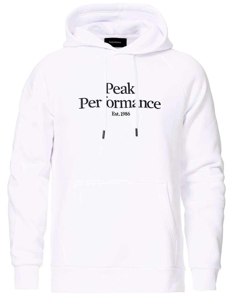 Heren | Truien | Peak Performance | Original Logo Hoodie White