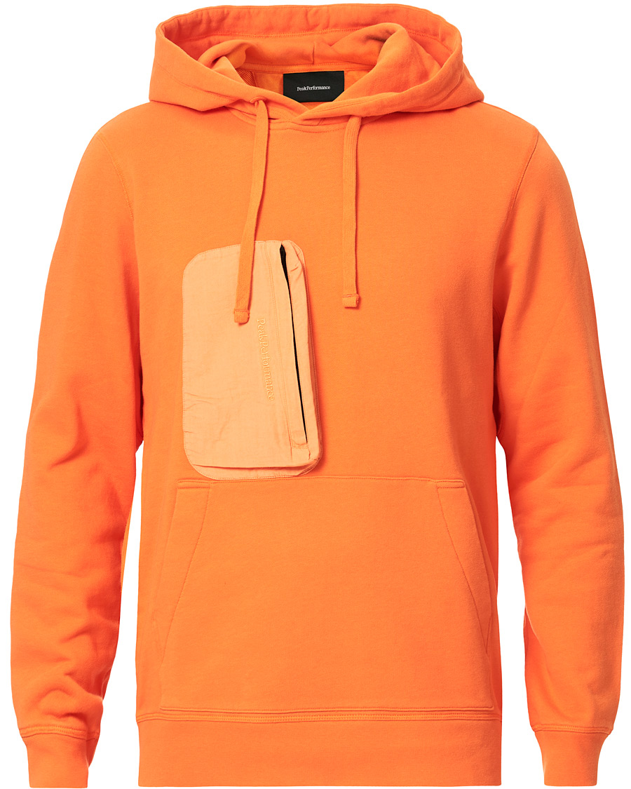 Heren | Truien | Peak Performance | Combined Hoodie Orange