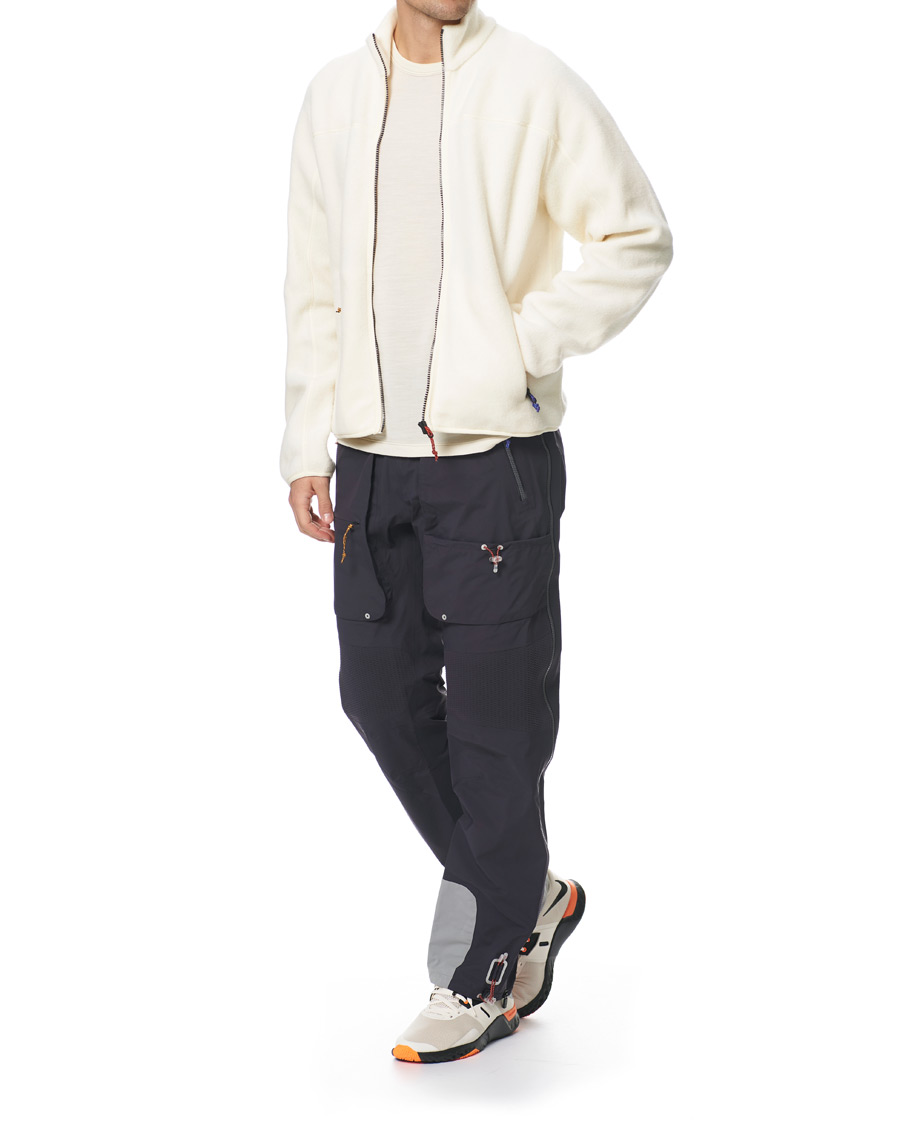 Heren | Truien | Peak Performance | Ben Gorham Fleece Full Zip Off White