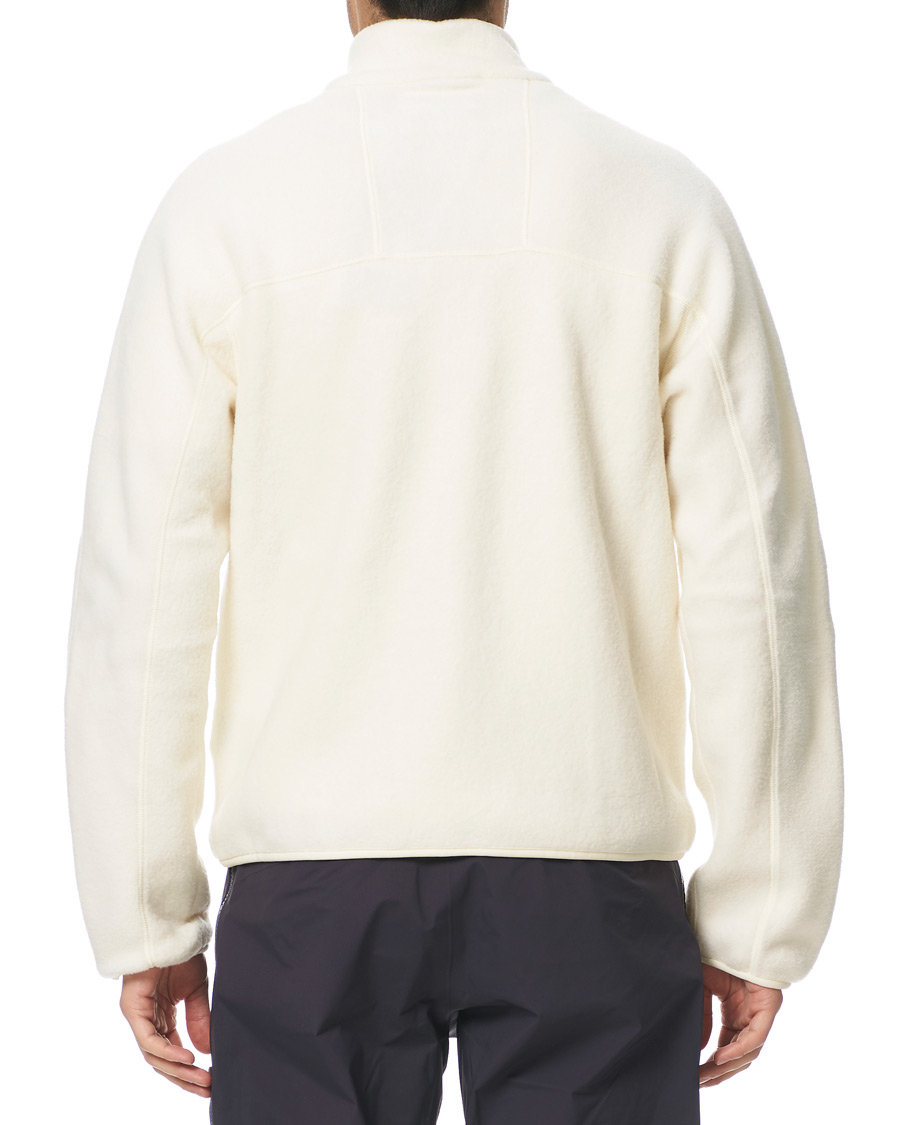 Heren | Truien | Peak Performance | Ben Gorham Fleece Full Zip Off White