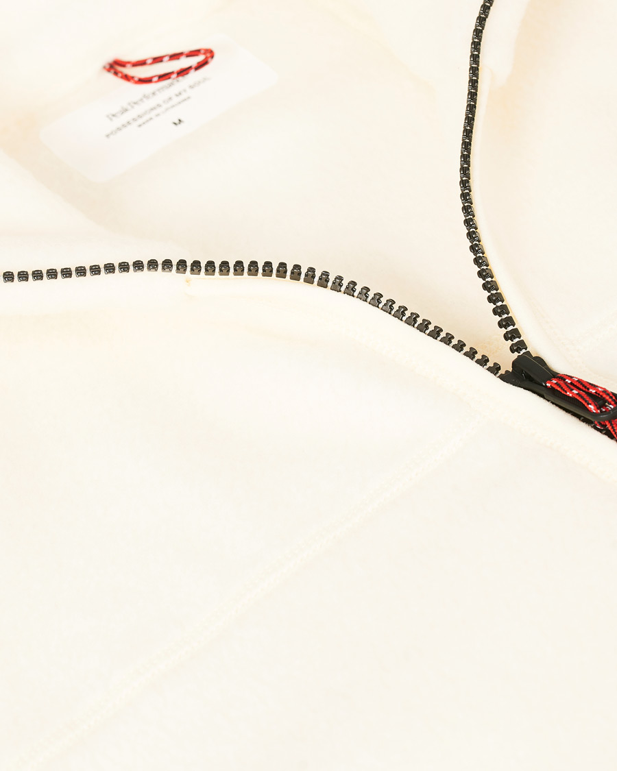 Heren | Truien | Peak Performance | Ben Gorham Fleece Full Zip Off White
