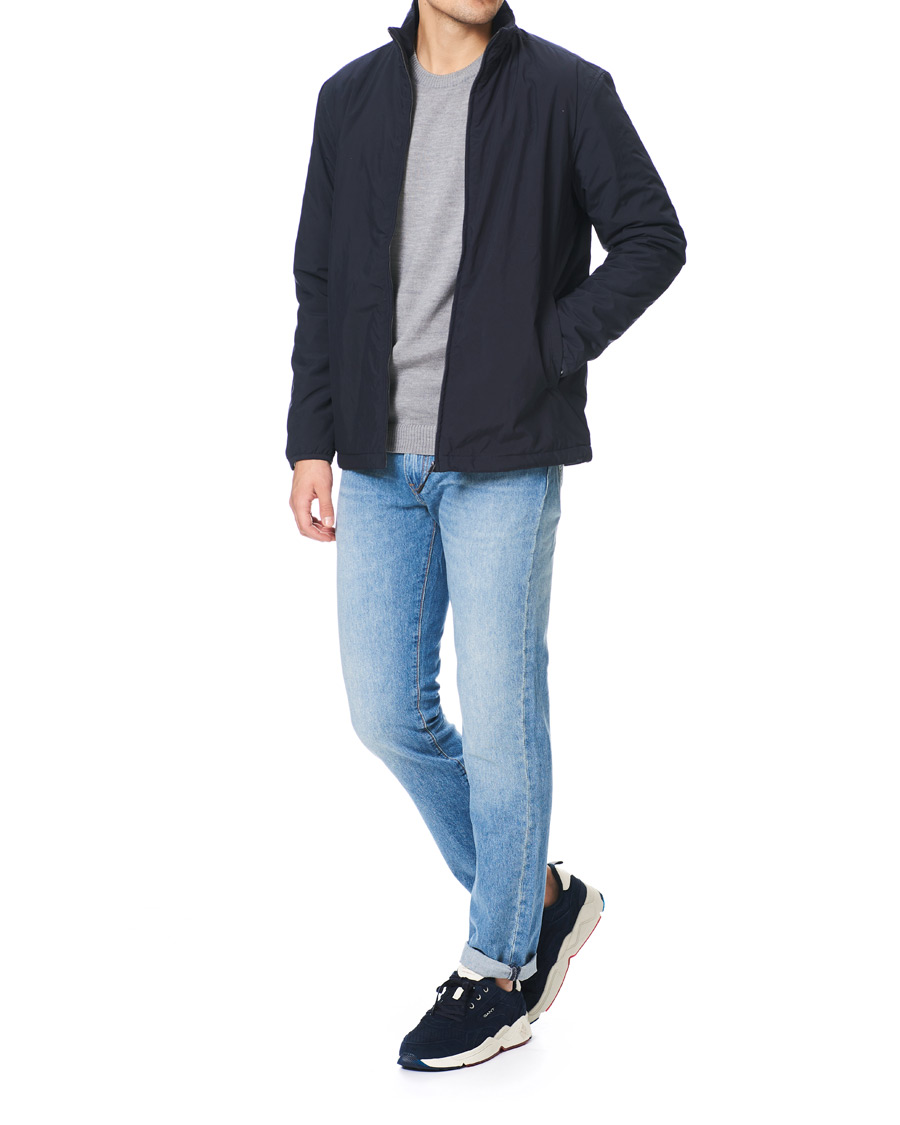 Heren | GANT Nicewill Perforated Sneaker Navy Suede | GANT | Nicewill Perforated Sneaker Navy Suede