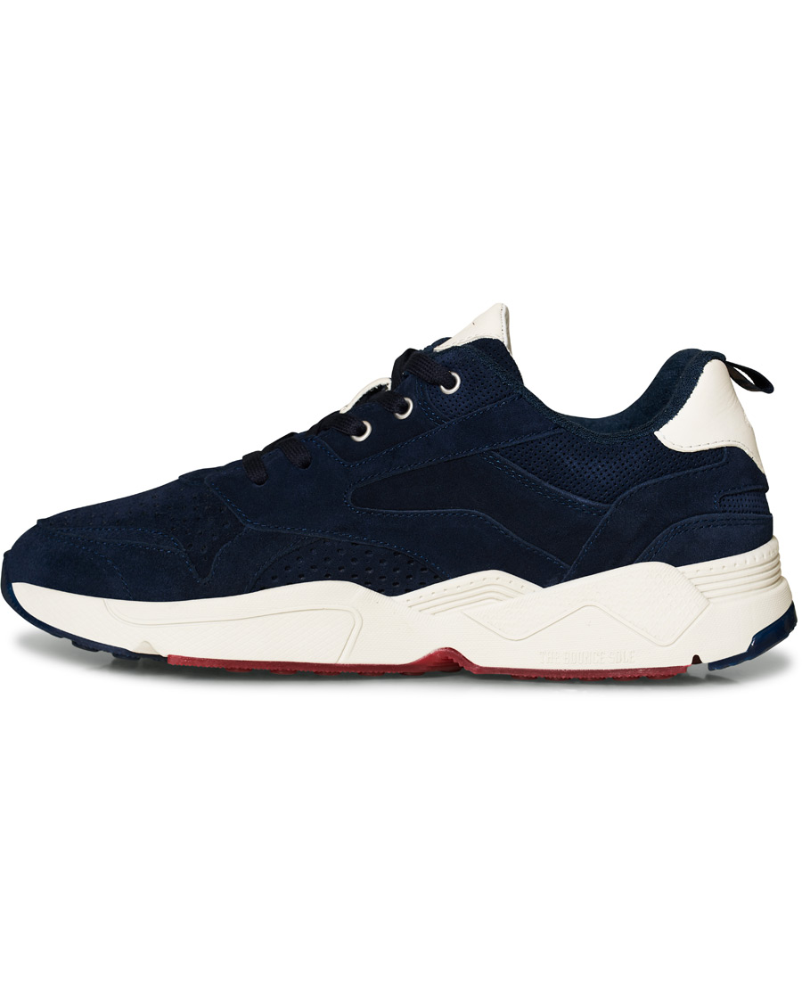 Heren | GANT Nicewill Perforated Sneaker Navy Suede | GANT | Nicewill Perforated Sneaker Navy Suede