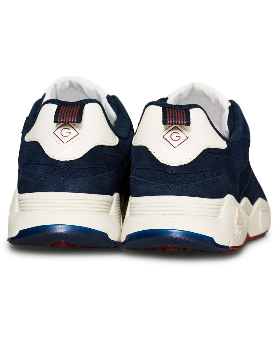 Heren | GANT Nicewill Perforated Sneaker Navy Suede | GANT | Nicewill Perforated Sneaker Navy Suede