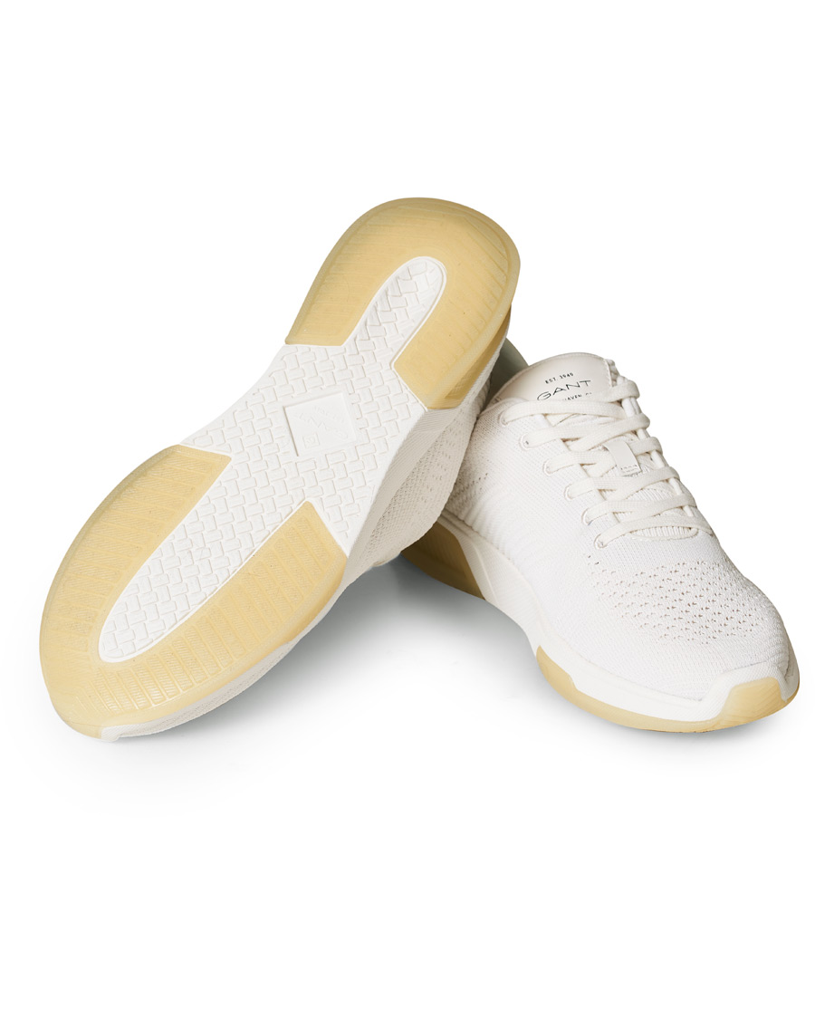 Heren | GANT Hightown Recycled Sneaker Surf White | GANT | Hightown Recycled Sneaker Surf White
