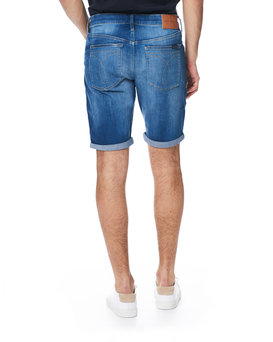Heren | Korte broek | Calvin Klein Jeans | Regular Fit Shorts Mid Blue
