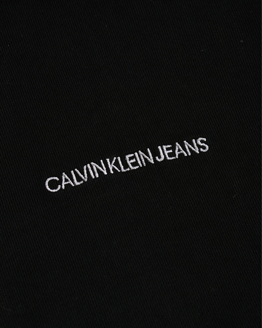 Heren | Truien | Calvin Klein Jeans | Instit Chest Logo Hoodie Black