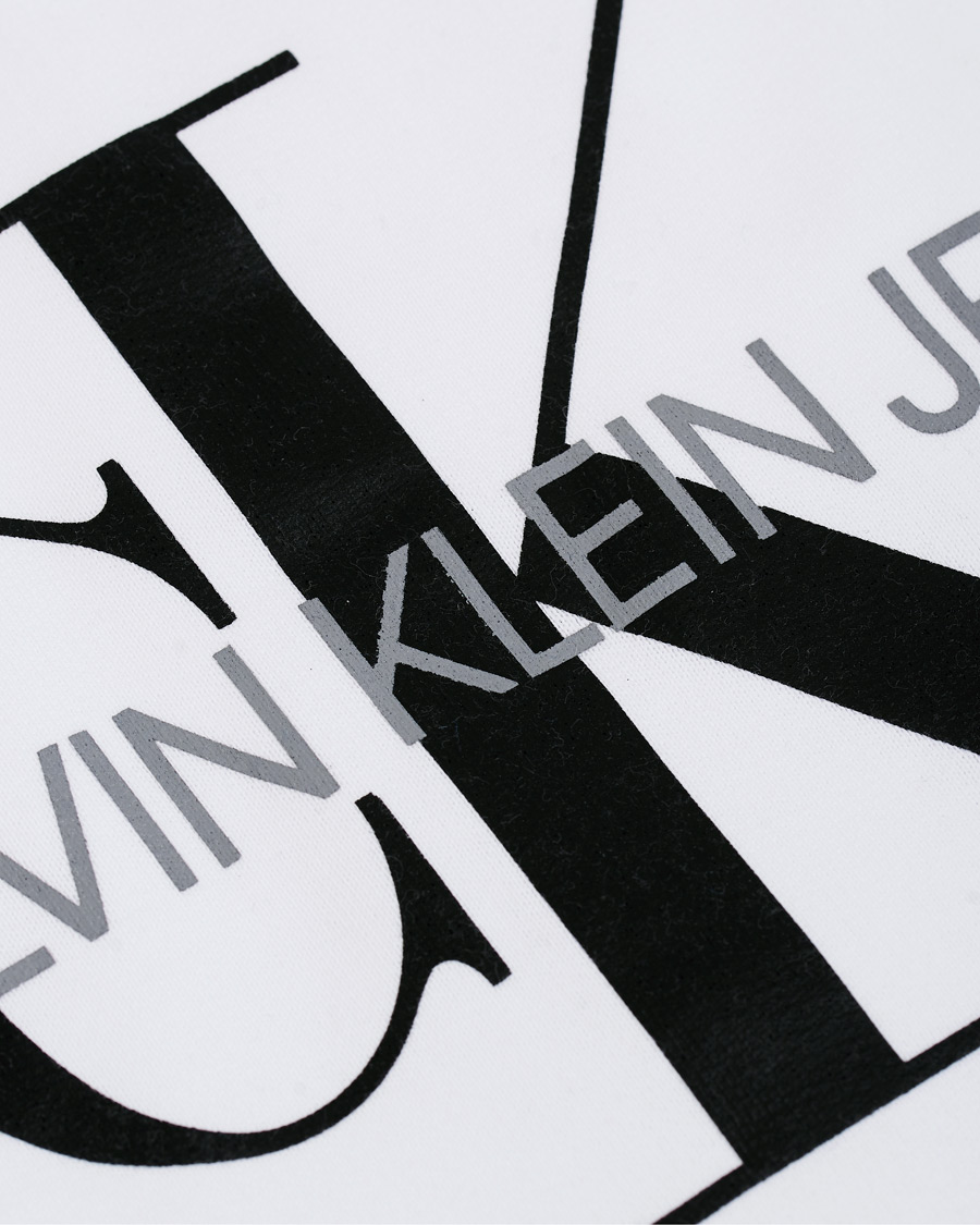 Heren | Truien | Calvin Klein Jeans | Monogram Hoodie Bright White