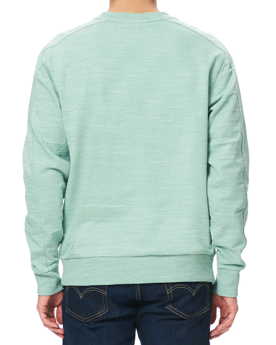 Heren | Truien | Calvin Klein | Mouline Chest Logo Crew Neck Sweatshirt Granite Green