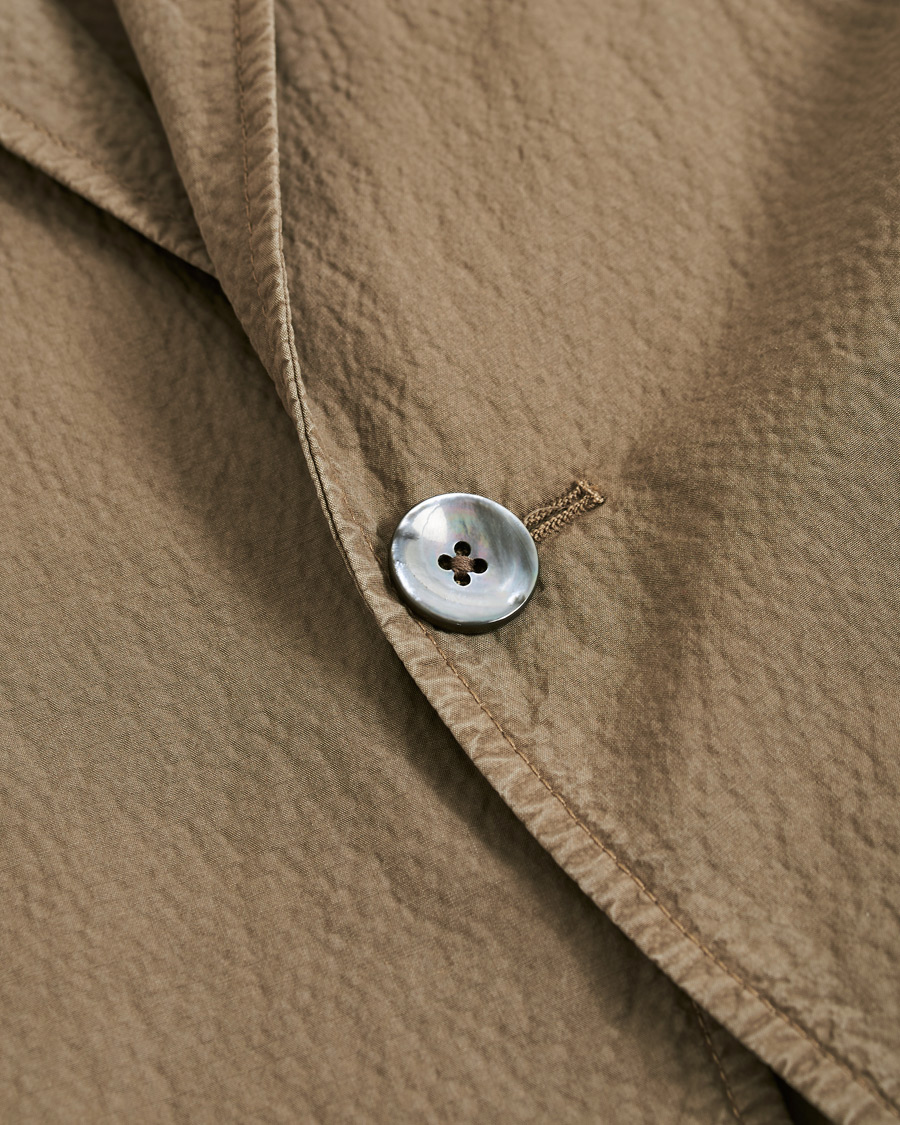 Heren | Blazers | The Gigi | Soft Seersucker Blazer Olive