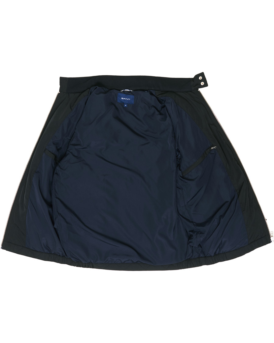 Heren | Jassen | GANT | The Quilted Windcheater Jacket Black