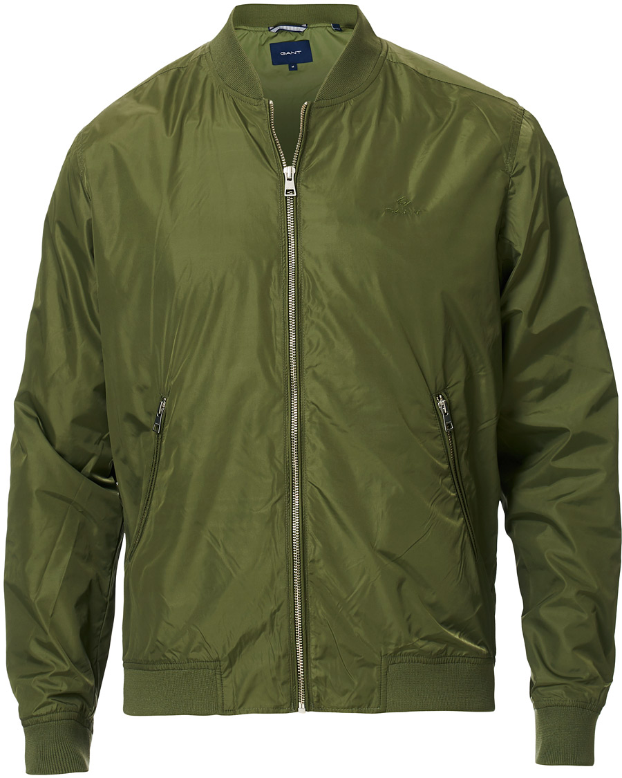 Heren | Jassen | GANT | Airy Nylon Bomber Four Leaf Green