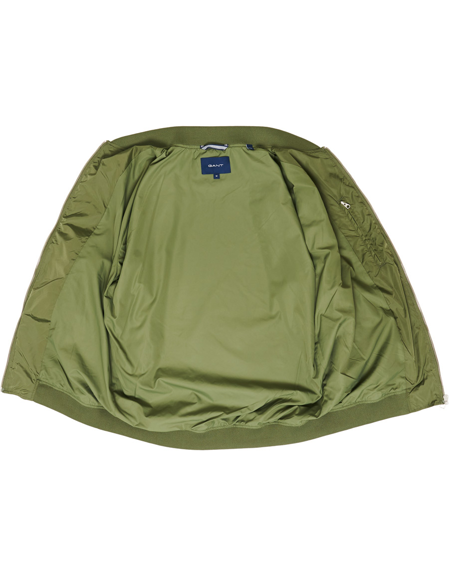 Heren | Jassen | GANT | Airy Nylon Bomber Four Leaf Green