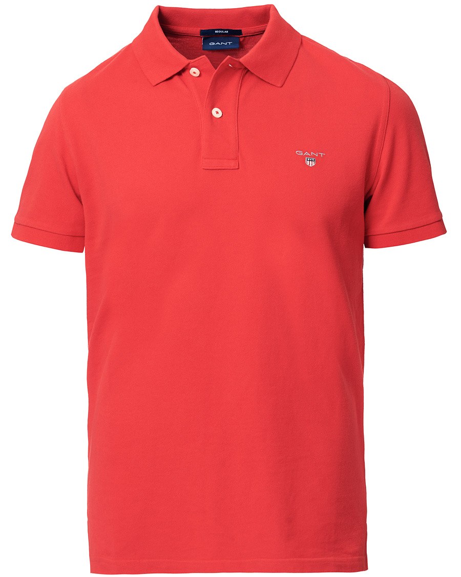 Heren | Polo's | GANT | The Original Polo Bright Red