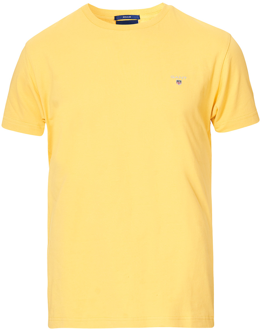 Heren | T-shirts | GANT | The Original Tee Mimosa Yellow