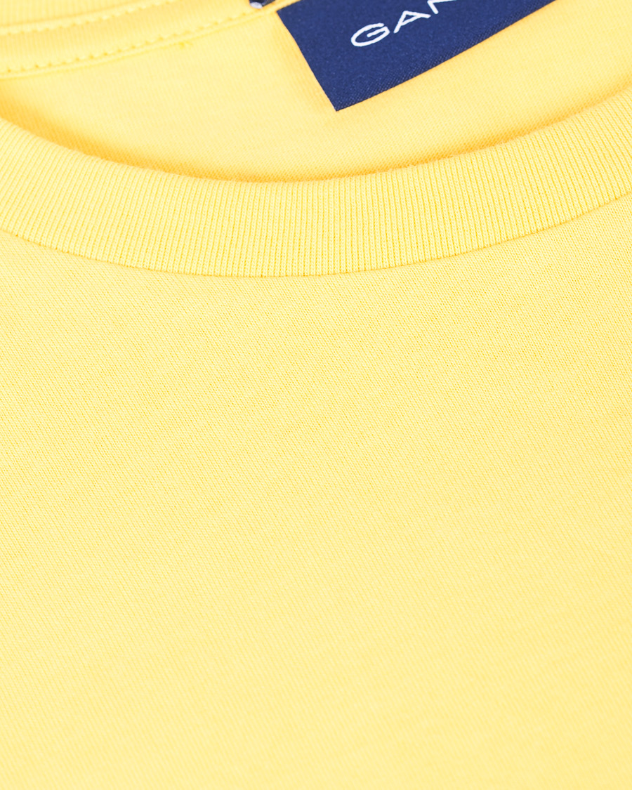 Heren | T-shirts | GANT | The Original Tee Mimosa Yellow