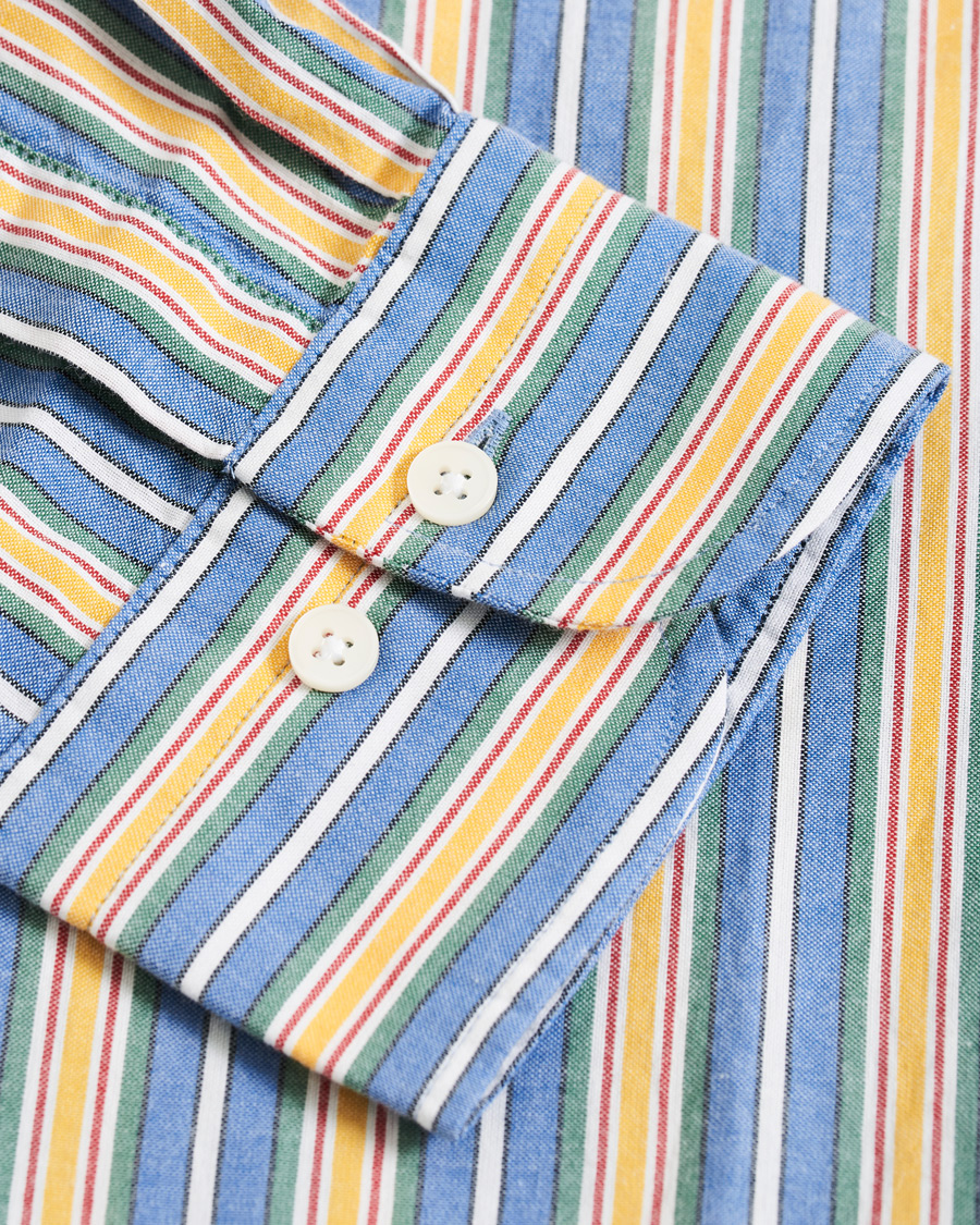 Heren | Overhemden | GANT | Windblown Oxford Stripe Shirt Bright Cobolt