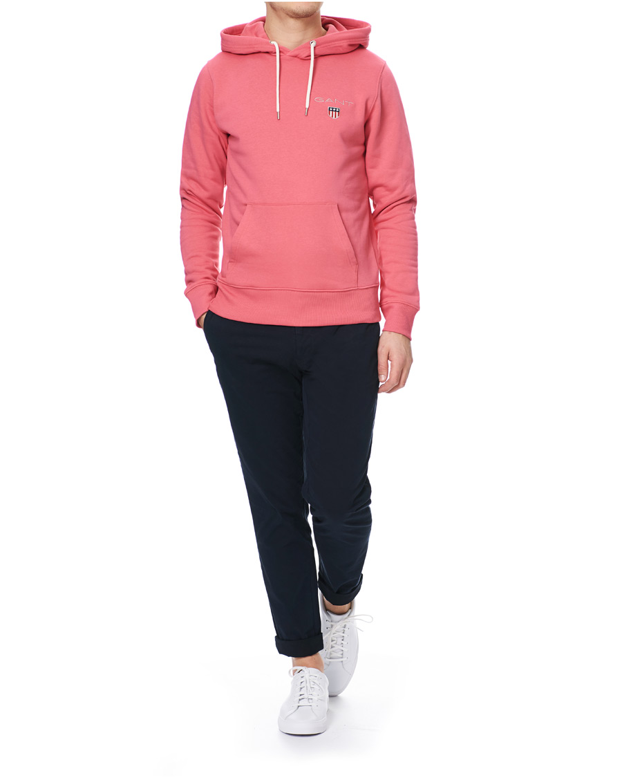 Heren | Truien | GANT | Medium Shield Hoodie Rapture Rose