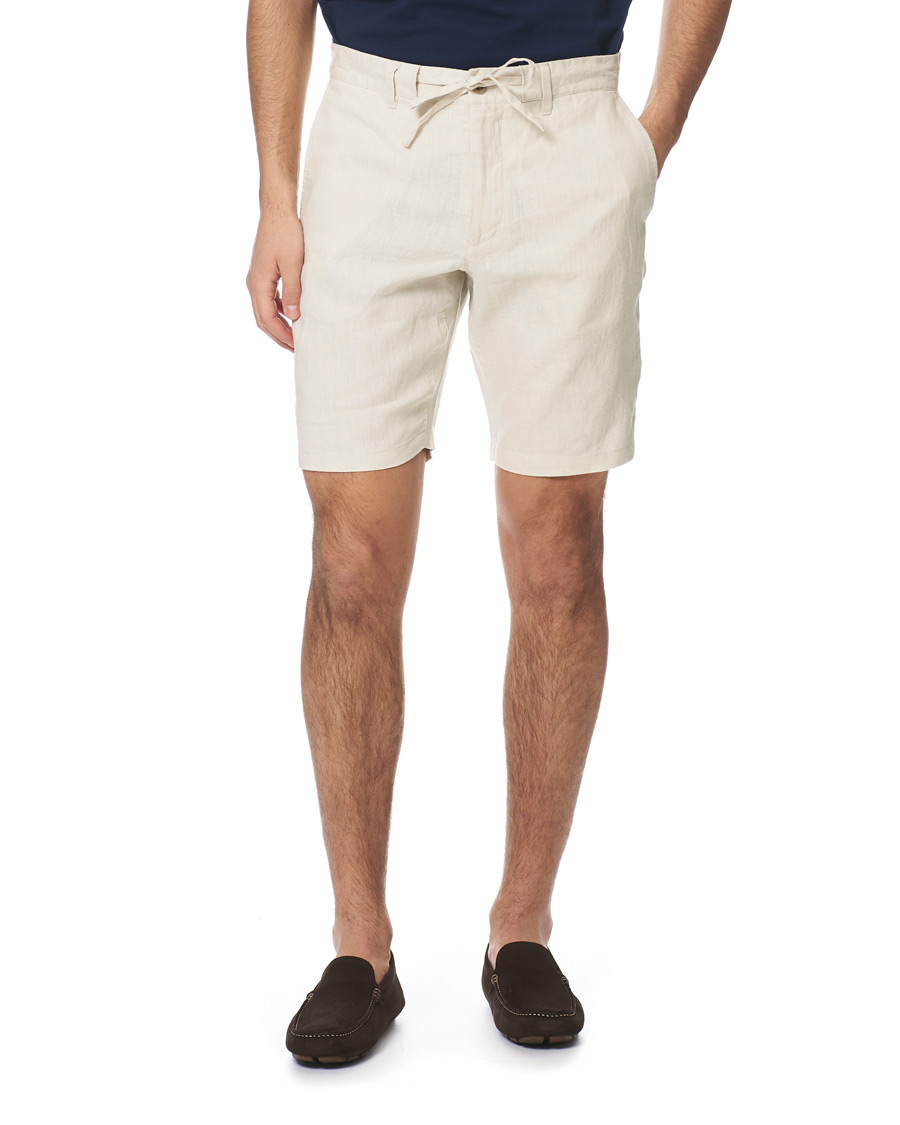 Heren | Korte broek | GANT | Relaxed Linen Drastring Shorts Putty