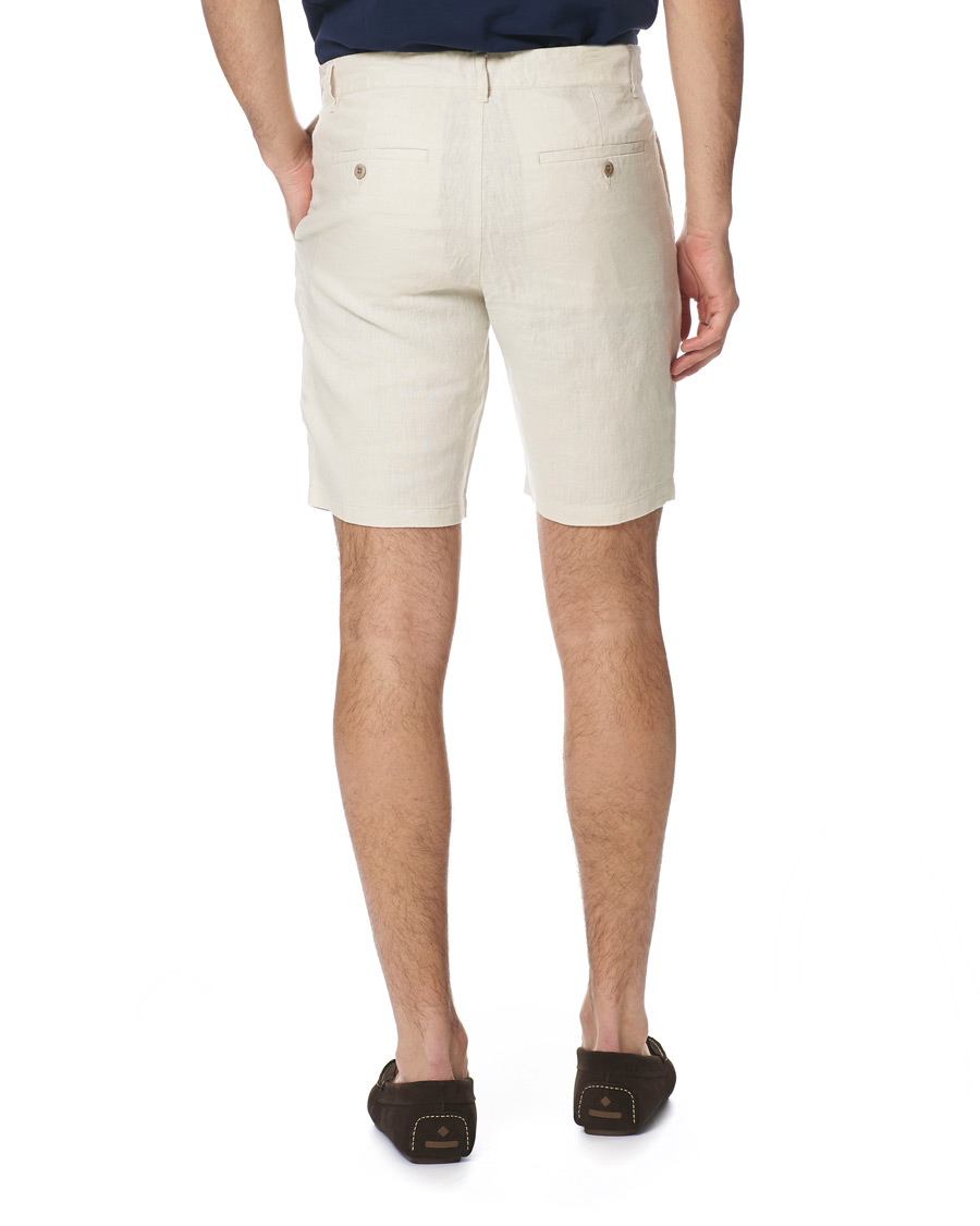 Heren | Korte broek | GANT | Relaxed Linen Drastring Shorts Putty
