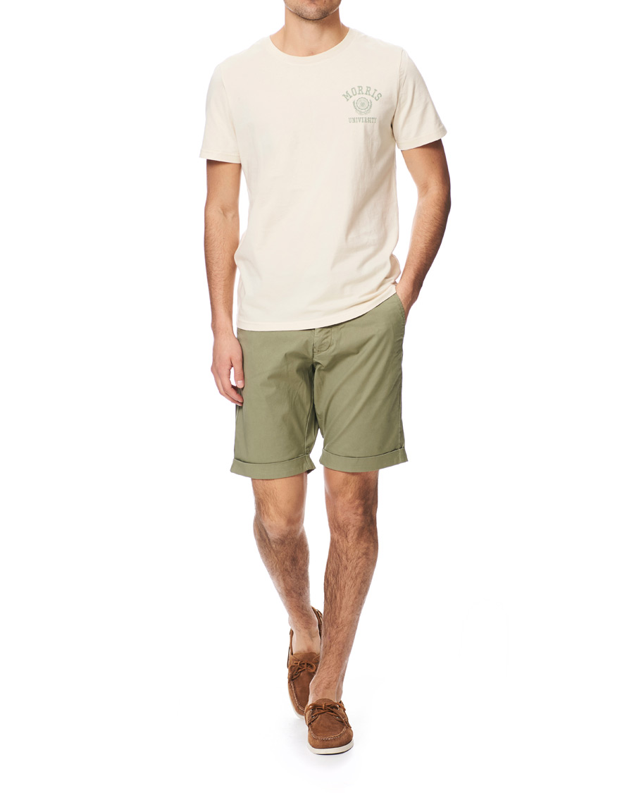 Heren | Korte broek | GANT | Regular Sunbleached Shorts Oil Green