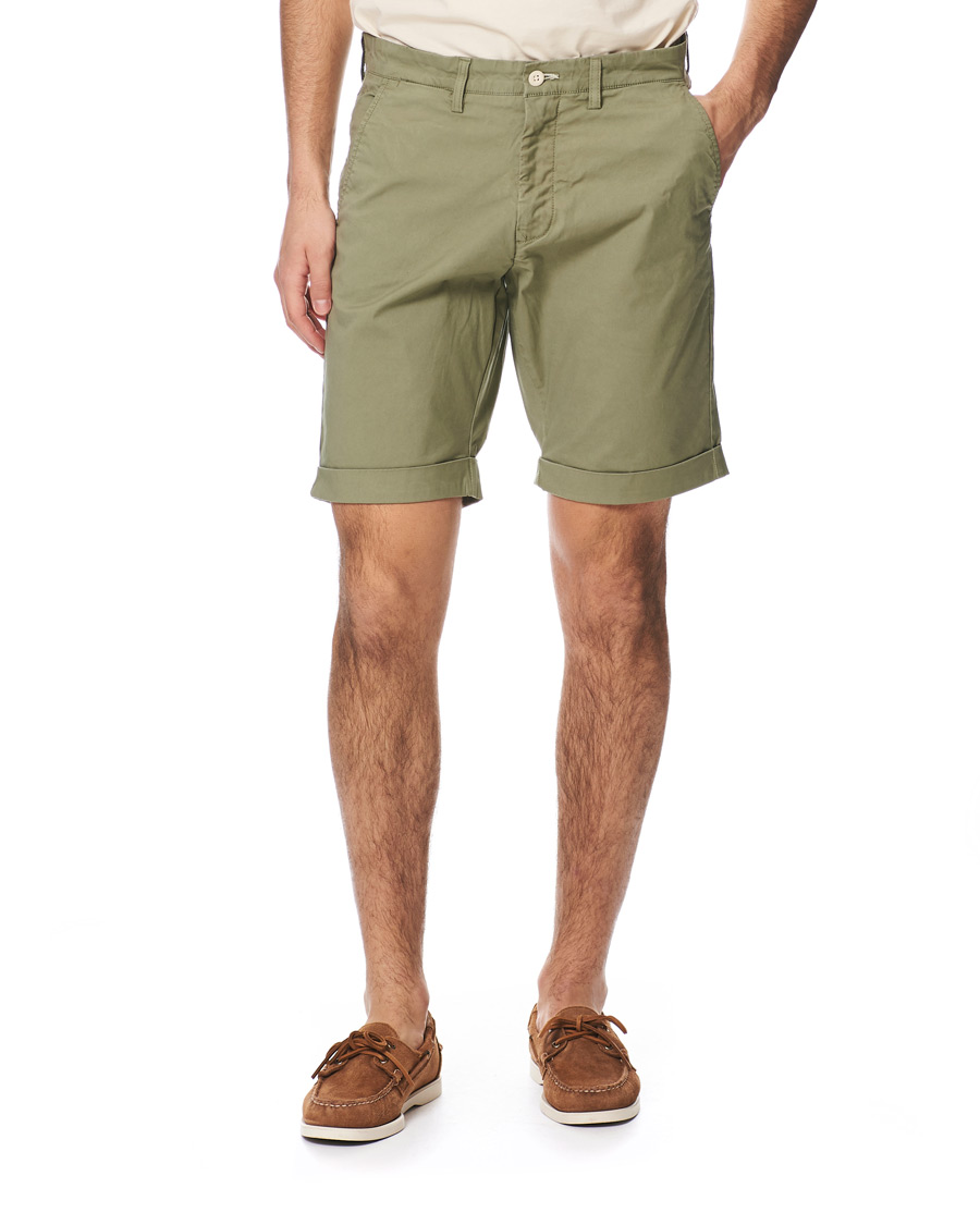 Heren | Korte broek | GANT | Regular Sunbleached Shorts Oil Green