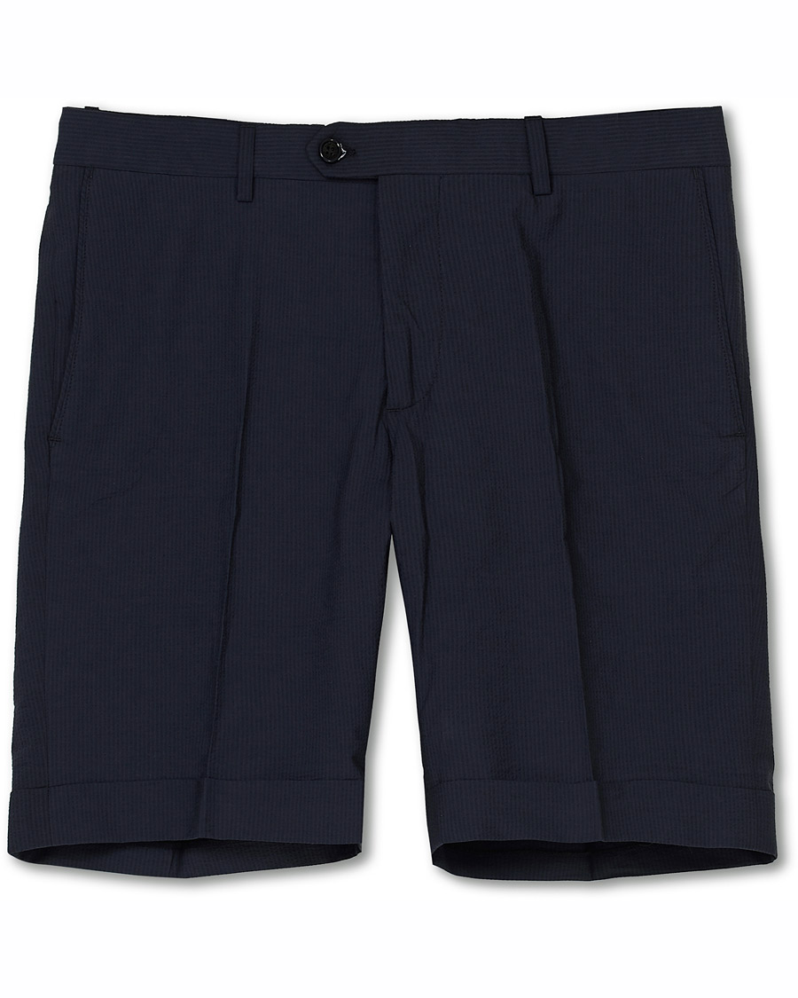 Heren | Korte broek | GANT | Seersucker City Shorts Insignia Blue