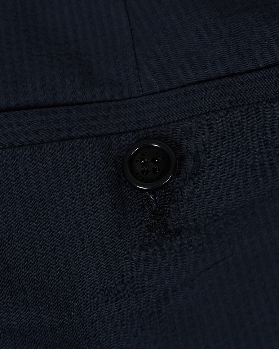 Heren | Korte broek | GANT | Seersucker City Shorts Insignia Blue
