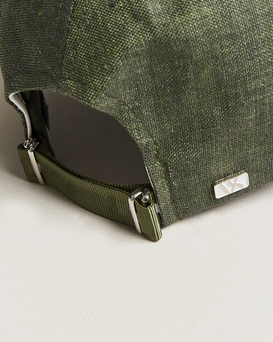 Heren | Hoeden en petten | Varsity Headwear | Linen Baseball Cap French Olive